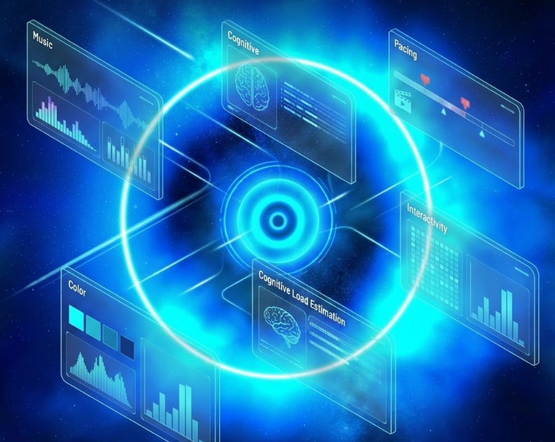 Conceptual diagram of automated VR experience categorisation system